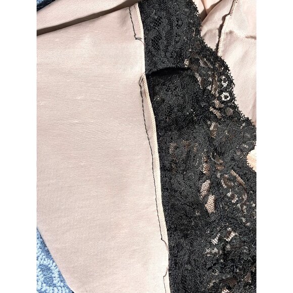 Vintage Vanity Fair Slip Skirt Womens Size M Black Lace Half Slip Lingerie Under - Picture 11 of 12